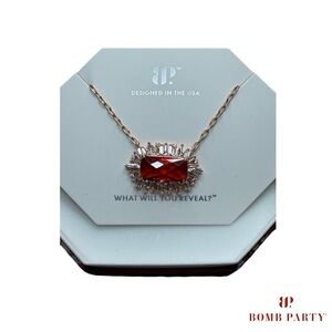 Bomb Party January 2026 Necklace - “Glowing Up Glam”